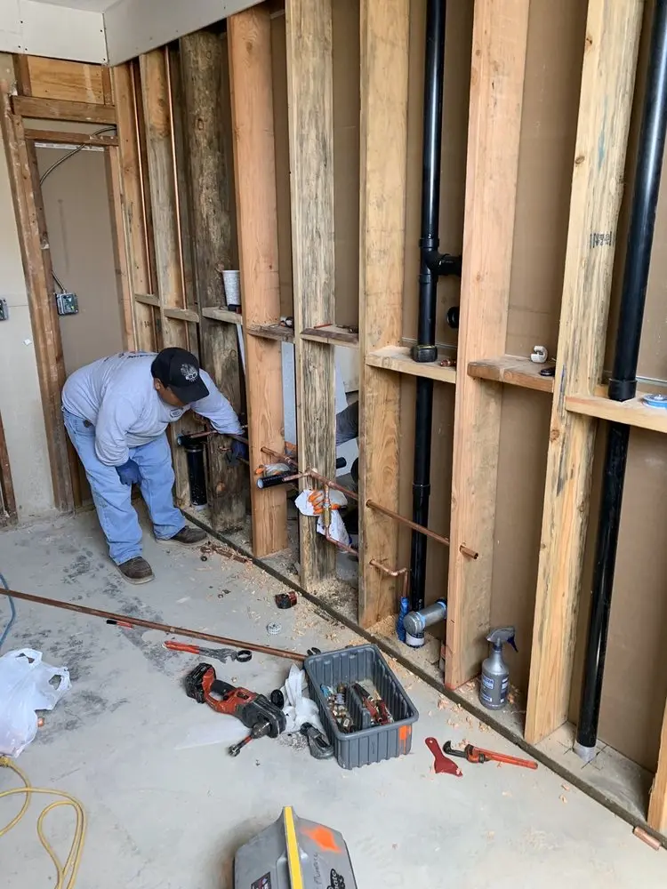 Commercial rough-in plumbing for Water Heater Replacement in Martha Lake